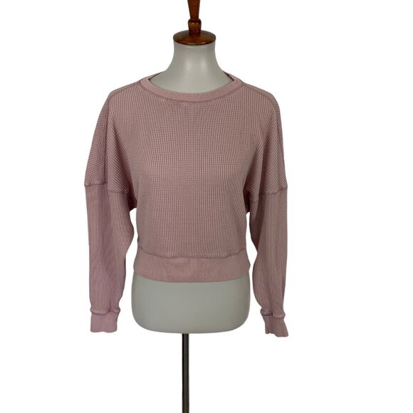 Out From Under Urban Outfitters Sweater XS Pink Knit Soft Cozy Cottagecore - Picture 1 of 6